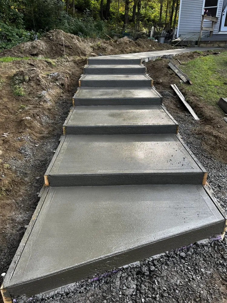 Affordable residential landscaping in Wolcott, VT by Ridge Construction