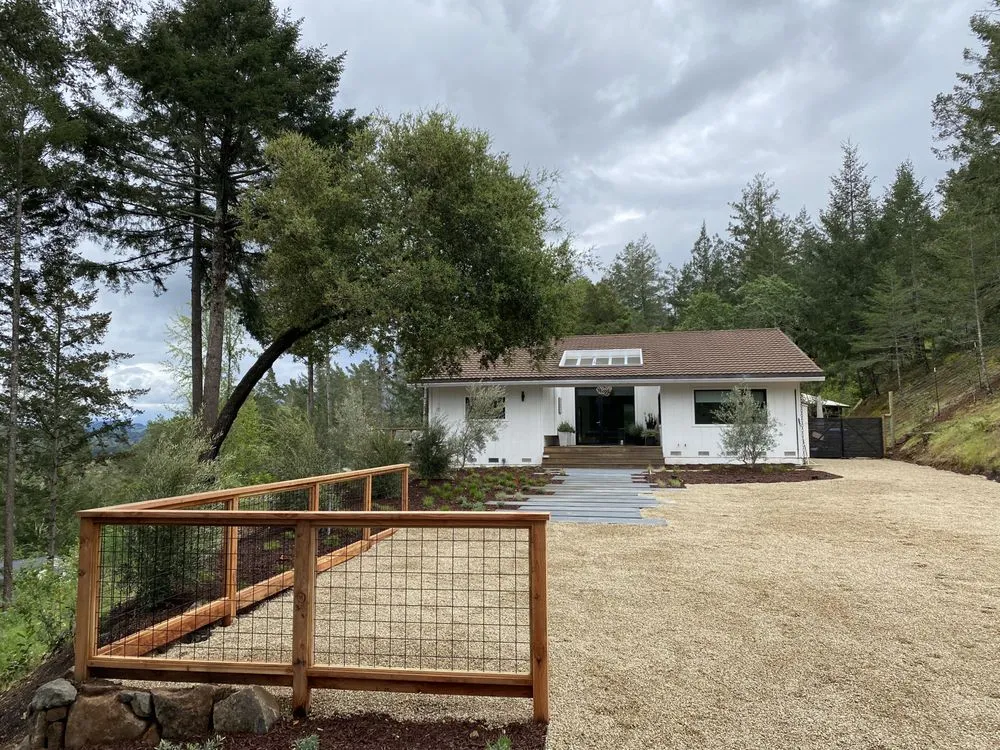 Custom lawn mowing service with custom design in Healdsburg, CA by Ridge Landscape