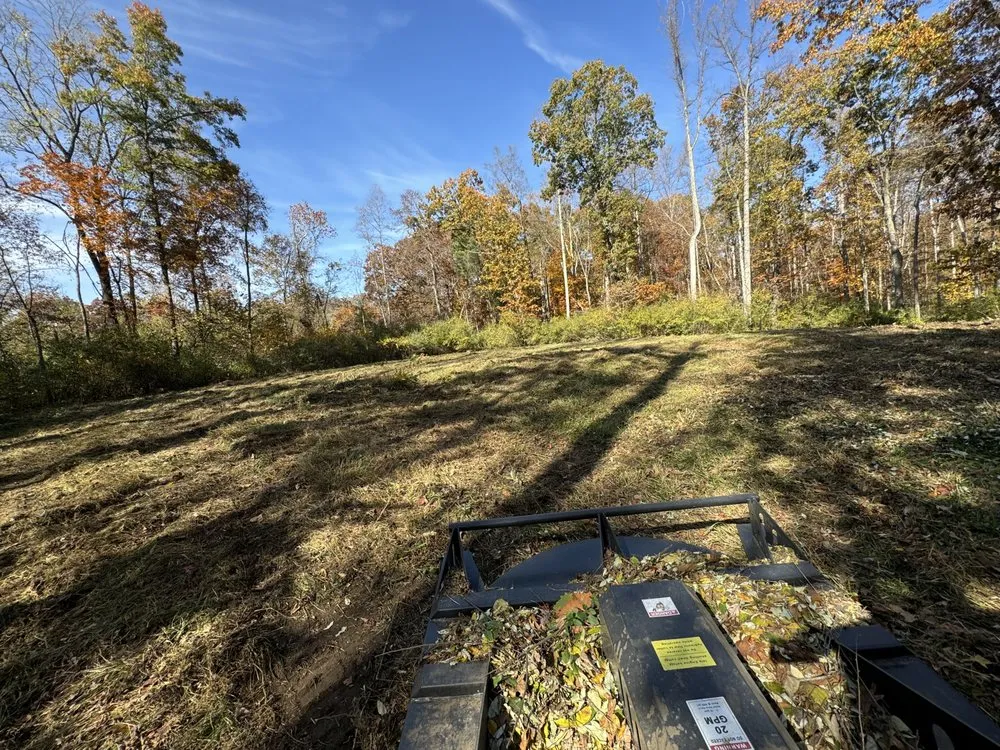Professional lawn mowing service with custom design in Blacksburg, VA by Ridge-Top Conservation