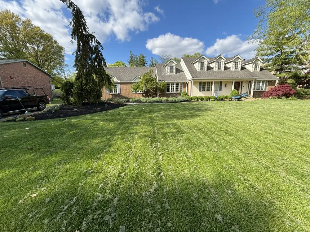 Professional lawn mowing service in Groesbeck, OH by Ridner Landscaping