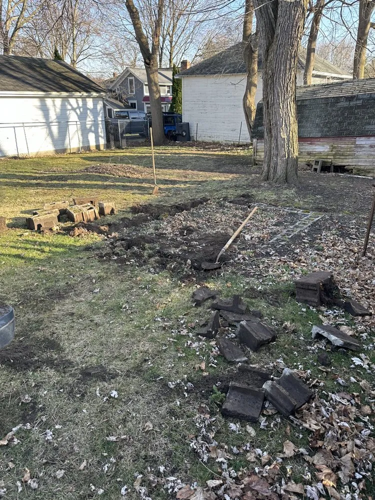 Custom outdoor landscaping in Springport, MI - Riegel’s Property Services