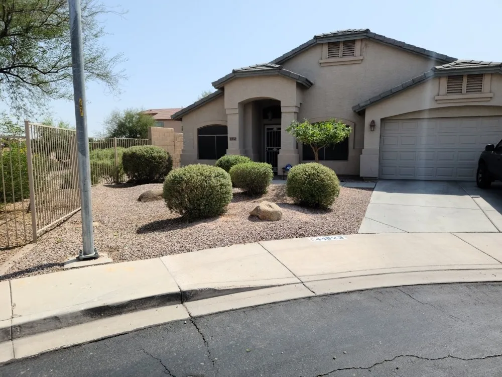 Local yard maintenance with custom design in Maricopa, AZ by Right Choice Lawn Service
