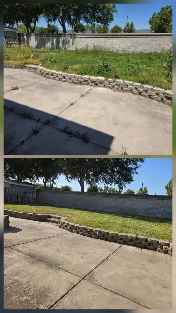 Custom yard cleanup service with custom design in Lathrop, CA by Right Way Curb Appeal