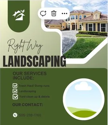 Right Way Landscaping Logo