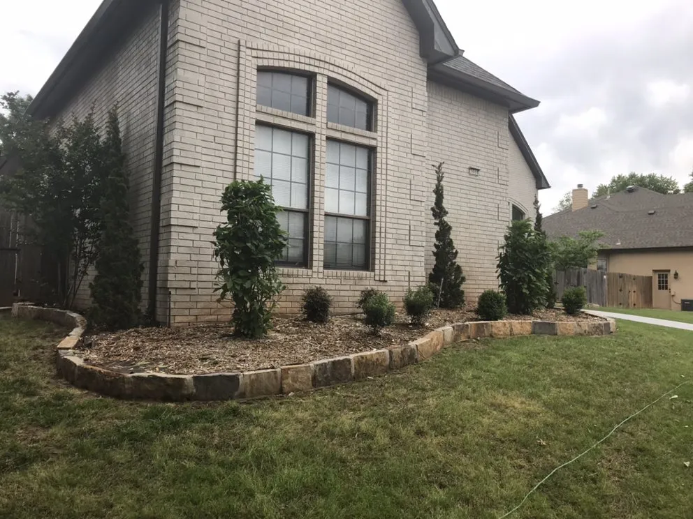 Expert landscaping services for residential properties in Tulsa, OK by Rigo