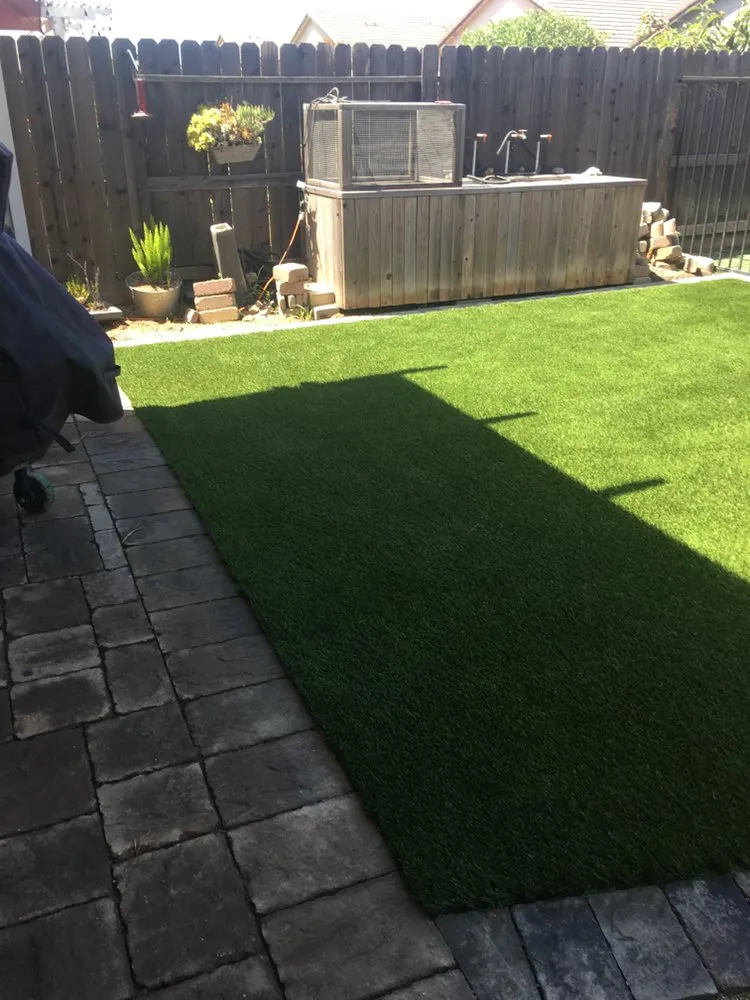 Professional lawn mowing service for outdoor upgrades in Sacramento, CA by Rigos Landscaping