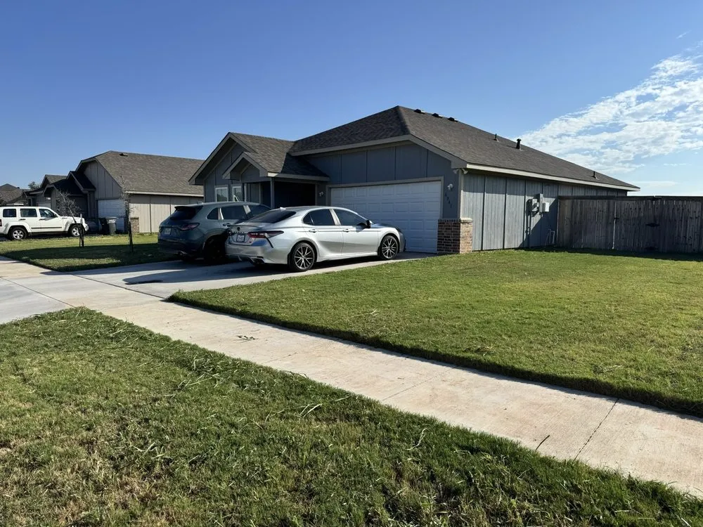 Professional residential landscaping in Abilene, TX by Riley Webb’s lawn services