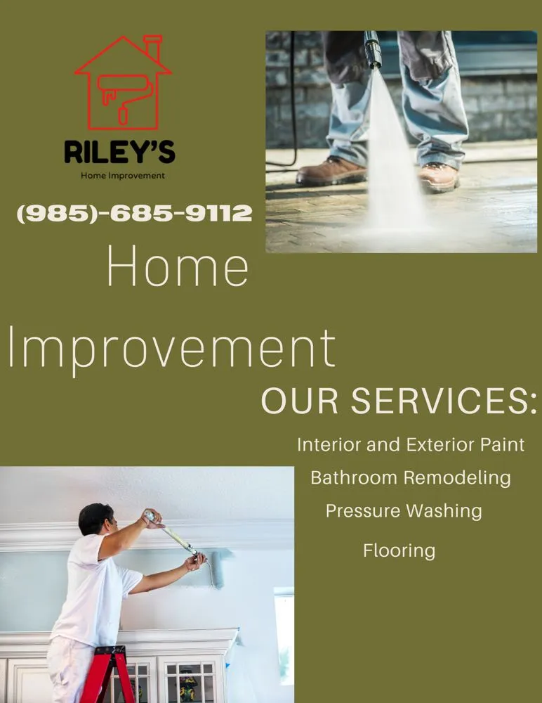 Local yard maintenance near you across Lacombe, LA - Riley’s Lawncare , Pressure Washing and Painting Services