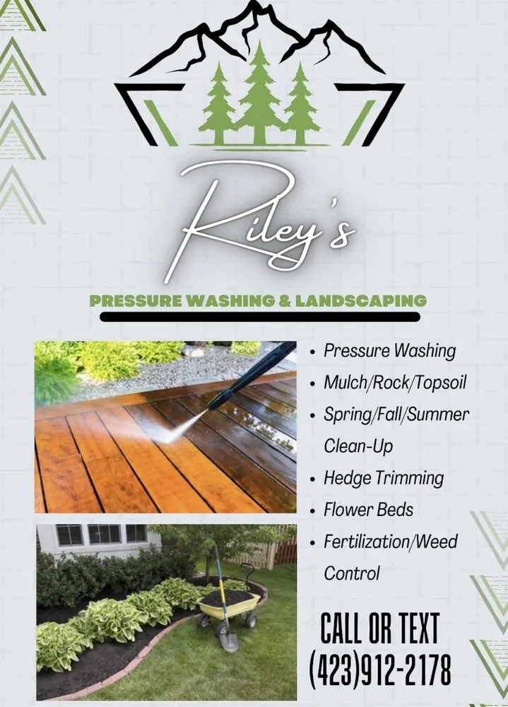 Local landscape installation in Jacksboro, TN by Riley’s Pressure Washing & Landscaping