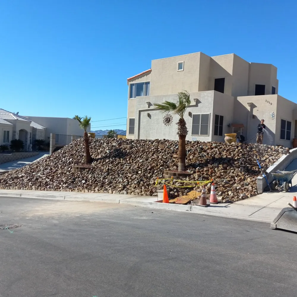 Reliable lawn mowing service for year-round maintenance across Bullhead City, AZ - Rim Country's Rock N Yard