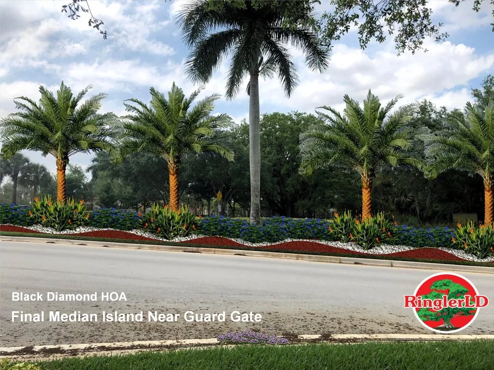 Expert landscape installation for homes in Loxahatchee, FL by Ringler Landscape Design