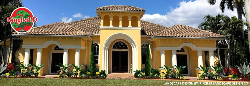 Affordable residential landscaping with custom design in Loxahatchee, FL by Ringler Landscape Design