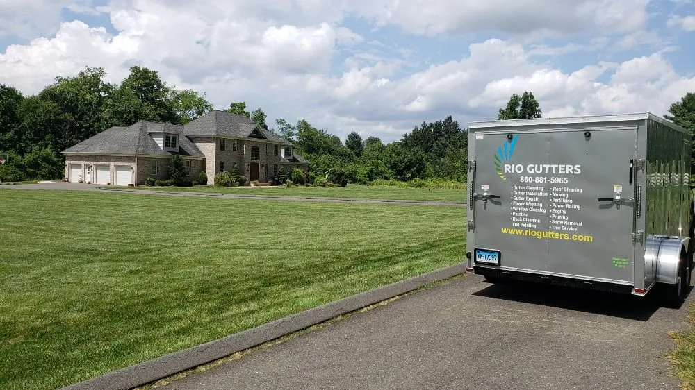 Professional landscape installation for residential properties across West Hartford, CT - Rio Gutters