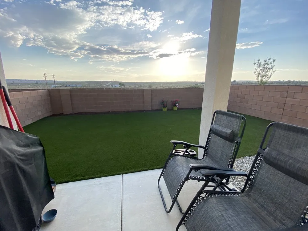 Custom garden landscaping in Rio Rancho, NM by Rio Verde Landscaping