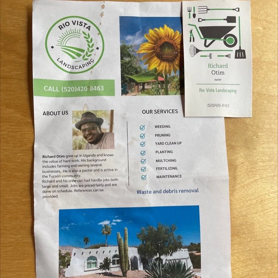 Local garden landscaping in Tucson, AZ by Rio Vista Landscaping