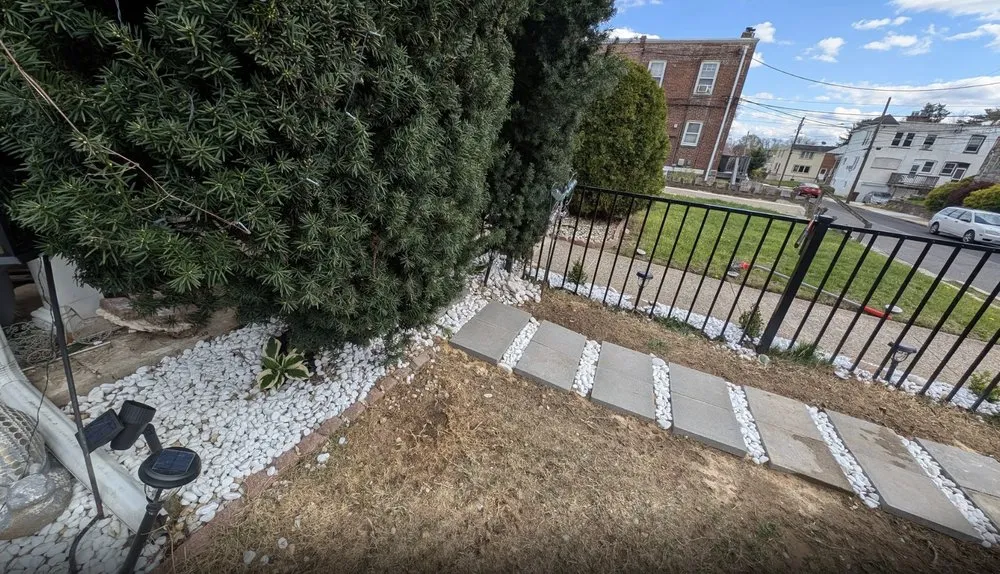 Custom garden landscaping in Chester, PA by Riol’s Landscaping