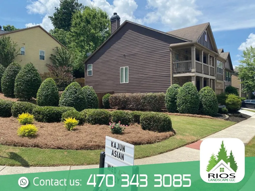 Top-rated landscape installation in Acworth, GA by Rios Landscape