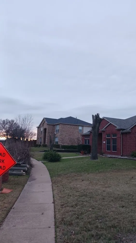 Custom landscape installation in Garland, TX by Rios Landscaping & Construction