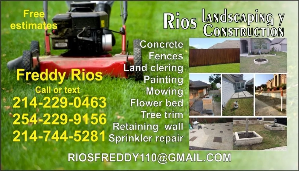Top-rated landscaping services in Garland, TX - Rios Landscaping & Construction