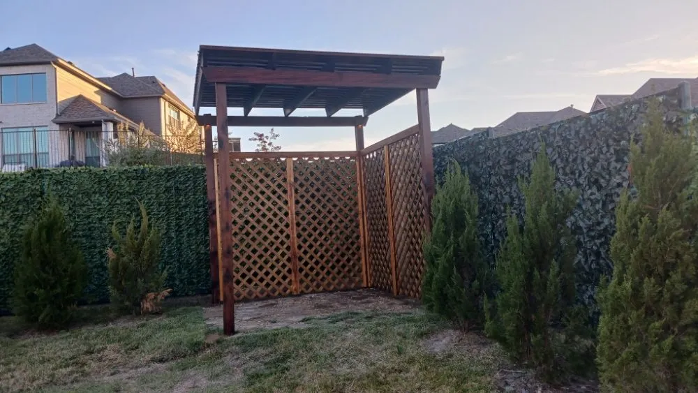 Custom landscape installation in Garland, TX by Rios Landscaping & Construction