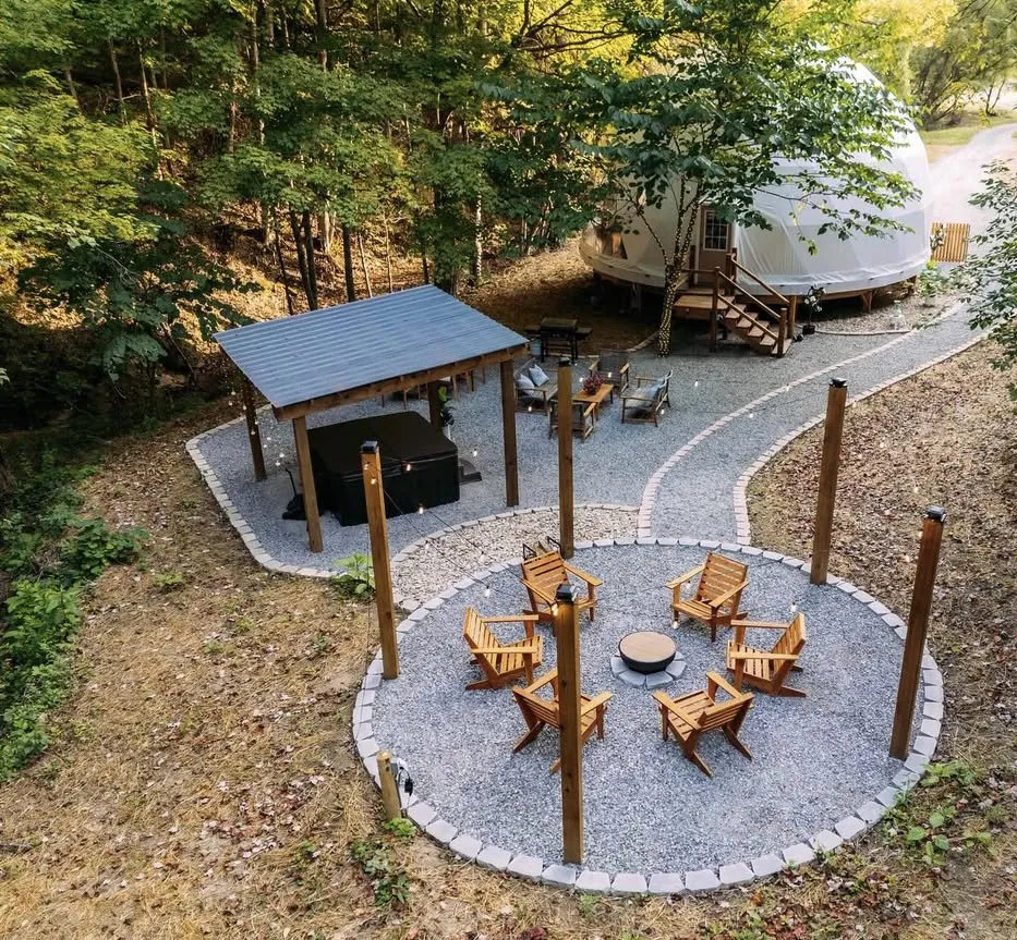 Trusted yard cleanup service with custom design in Monroe, OH by Rios Landscaping & Construction