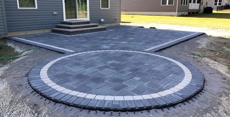 Custom landscape design in Monroe, OH by Rios Landscaping & Construction