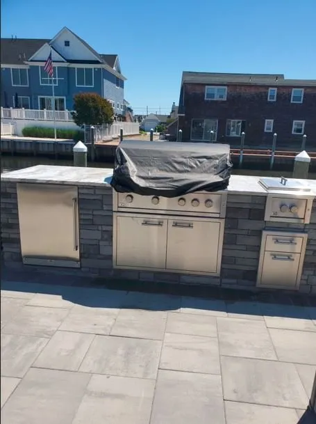 Custom landscape installation for year-round maintenance in Atlantic City, NJ by Rios Landscaping Contractor