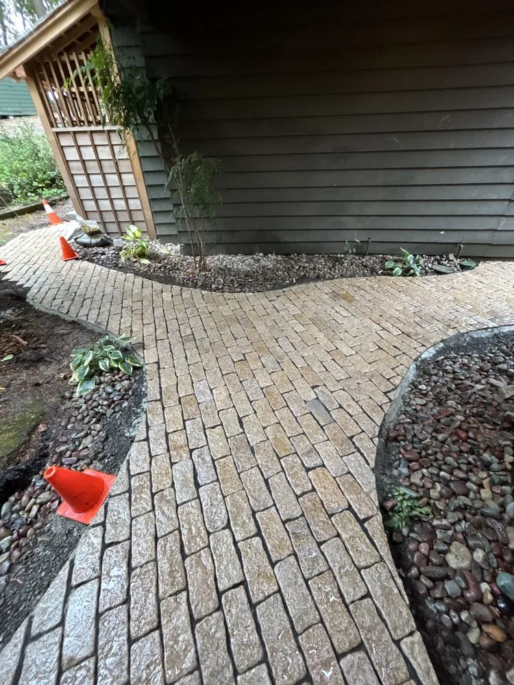 Custom landscape design with custom design across Fairview, OR - Rios Landworks & Construction