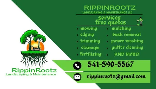 Rippinrootz Landscape & Maintenance Logo
