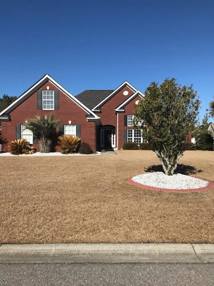 Custom residential landscaping in Chesnee, SC by RipTide Landscapes