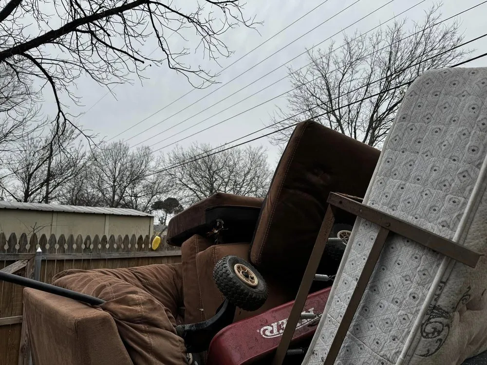 Custom yard cleanup service in Abilene, TX by Rise Above Handyman Service's