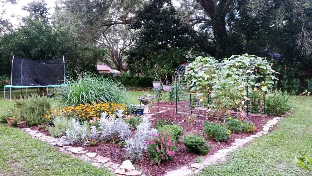 Custom landscape installation in Pensacola, FL by Rise and Shine Lawn Design