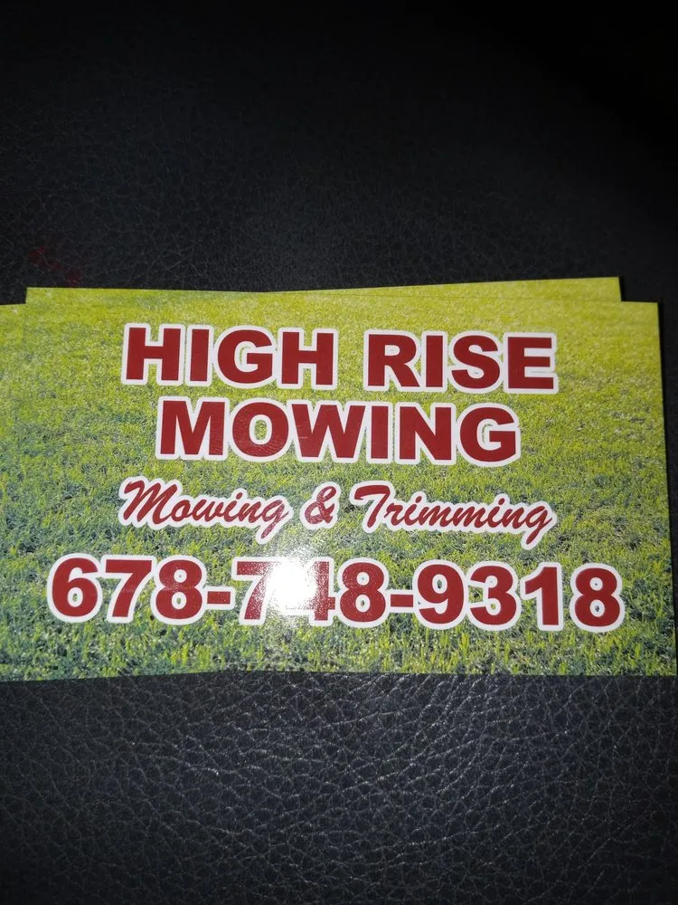 Professional landscape design in Locust Grove, GA by Rise High Mowing