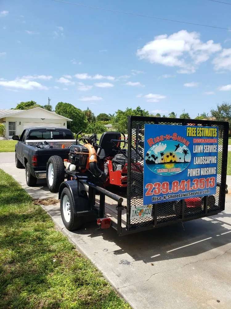 Custom garden landscaping experts serving Cape Coral, FL - Rise N Shine Lawn Service