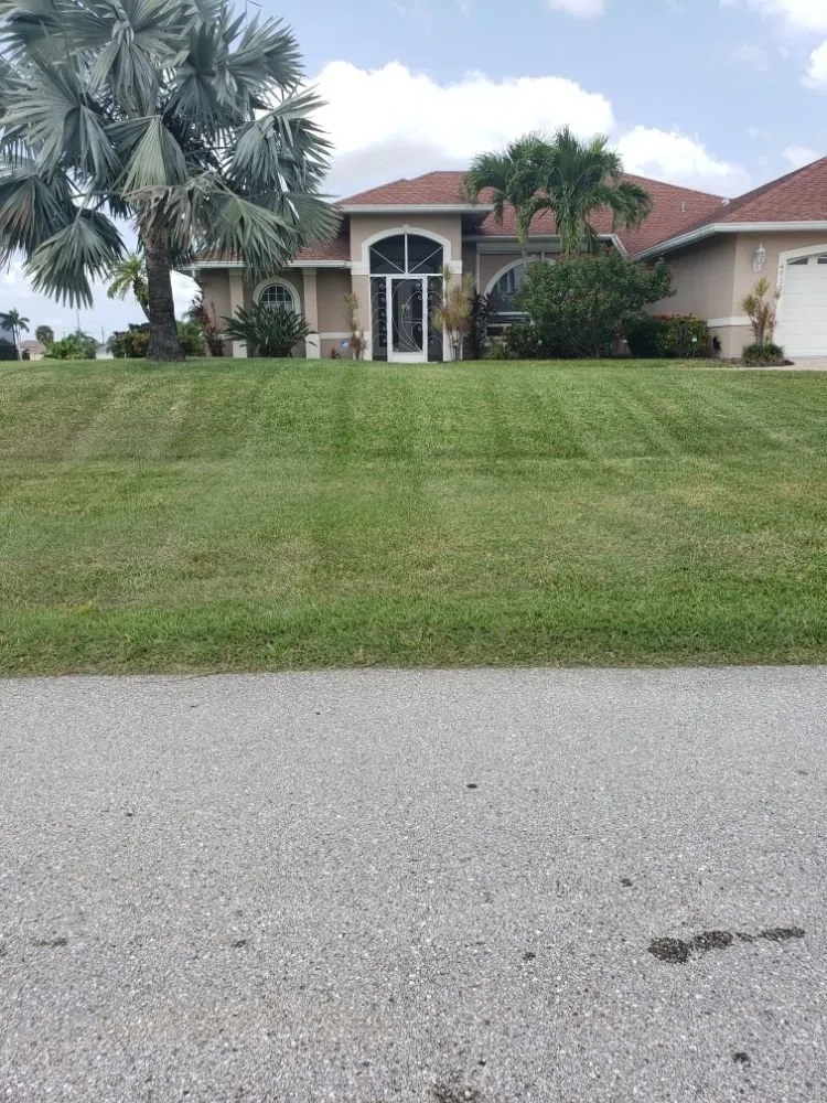 Trusted landscape design in Cape Coral, FL by Rise N Shine Lawn Service
