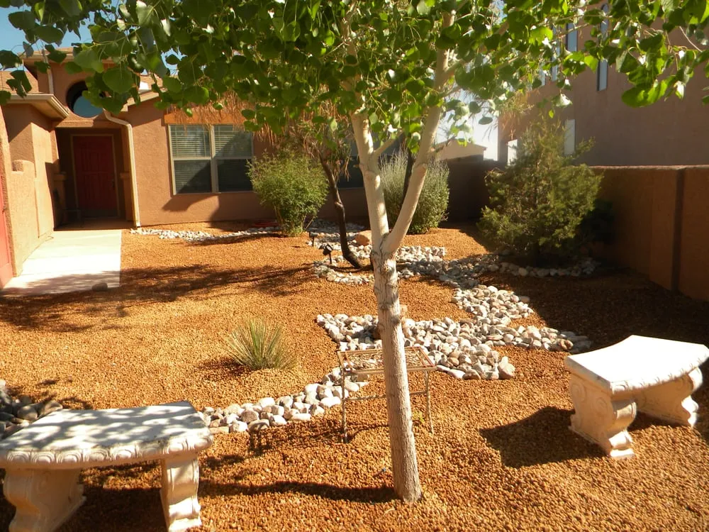 Custom yard maintenance experts serving Rio Rancho, NM - Rising Sun Landscaping & Maintenance