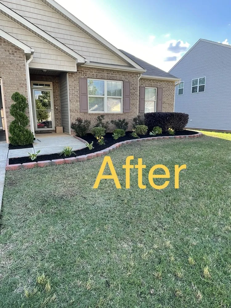 Local landscape installation in Atlanta, GA by Rita’s Landscaping
