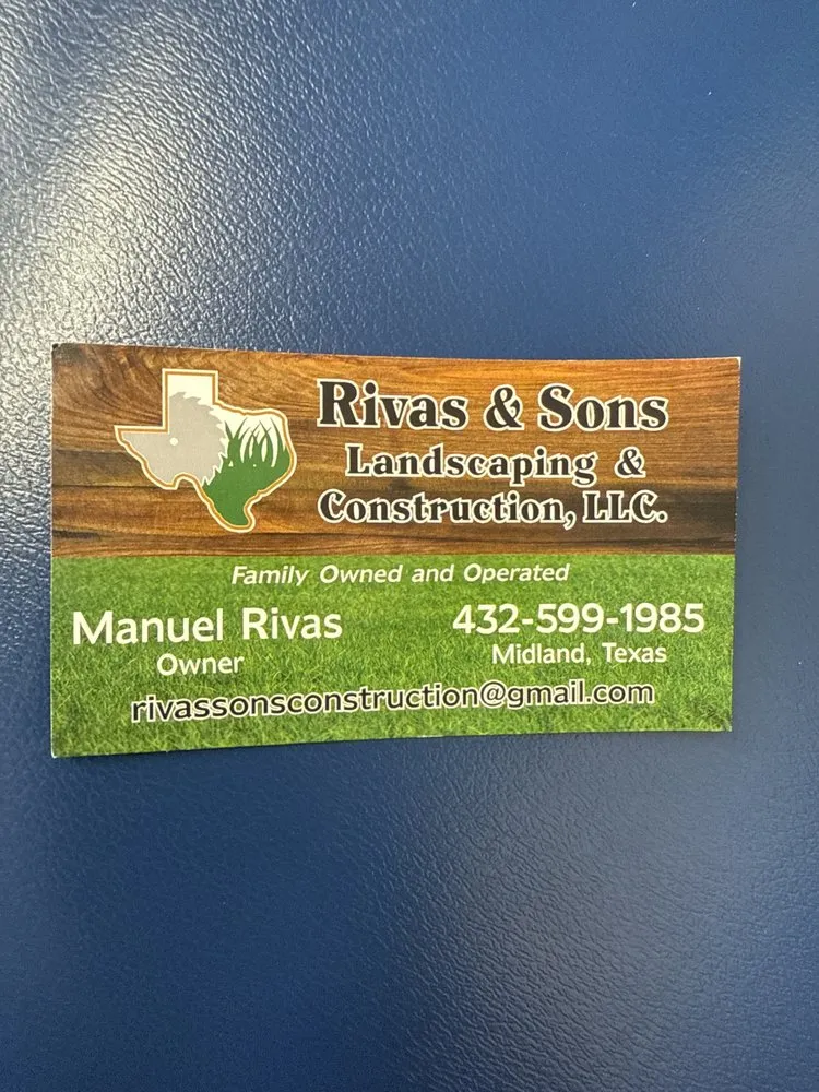 Professional landscaping services in Midland, TX by Rivas & Sons Landscaping & Construction
