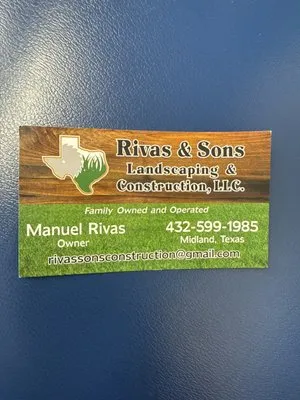 Rivas & Sons Landscaping & Construction Logo