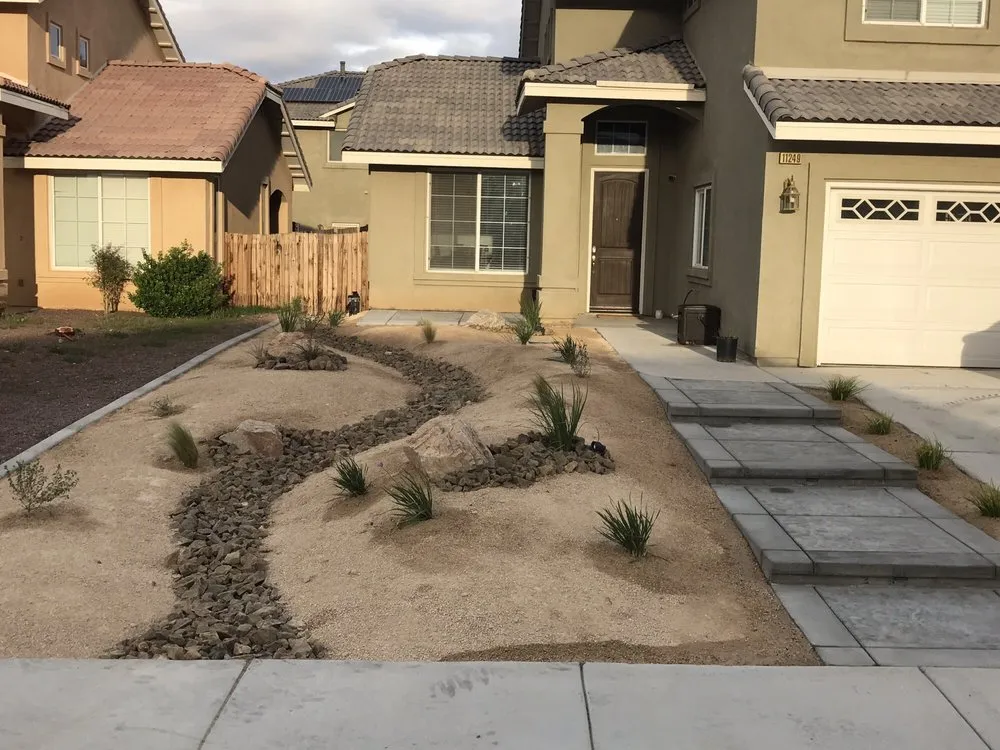 Top-rated landscape installation in Victorville, CA by Rivas Curb 4 Less Landscaping