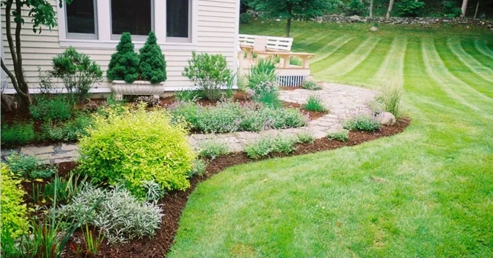 Custom landscape installation for beautiful yards across Gardner, MA - Riva's Edge