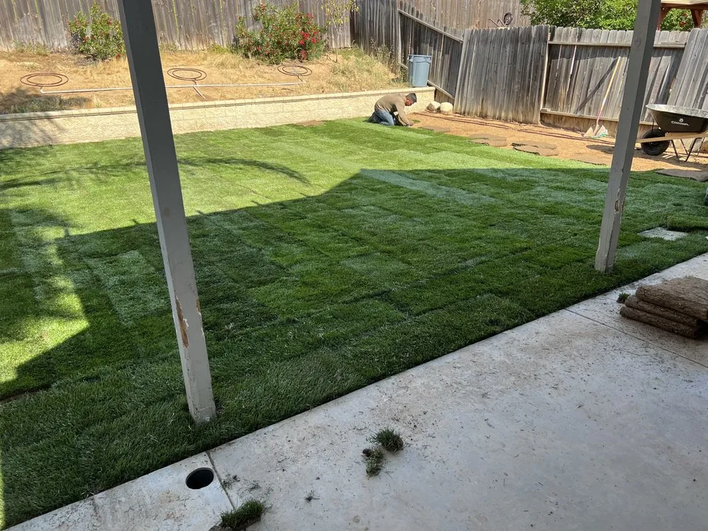 Affordable landscape installation in Rialto, CA - Rivas Landscape