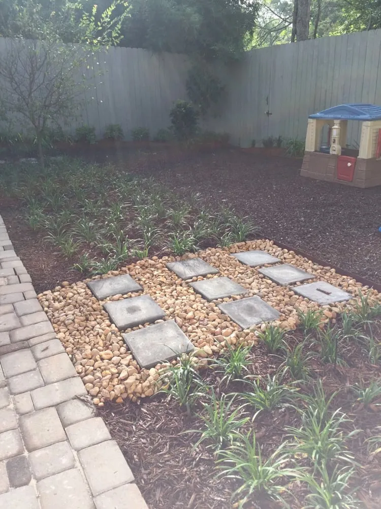 Professional landscape installation with custom design across Baton Rouge, LA - River City Landscaping