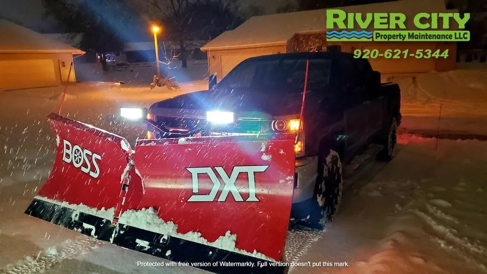 Professional lawn mowing service for residential properties in Wrightstown, WI by River City Property Maintenance