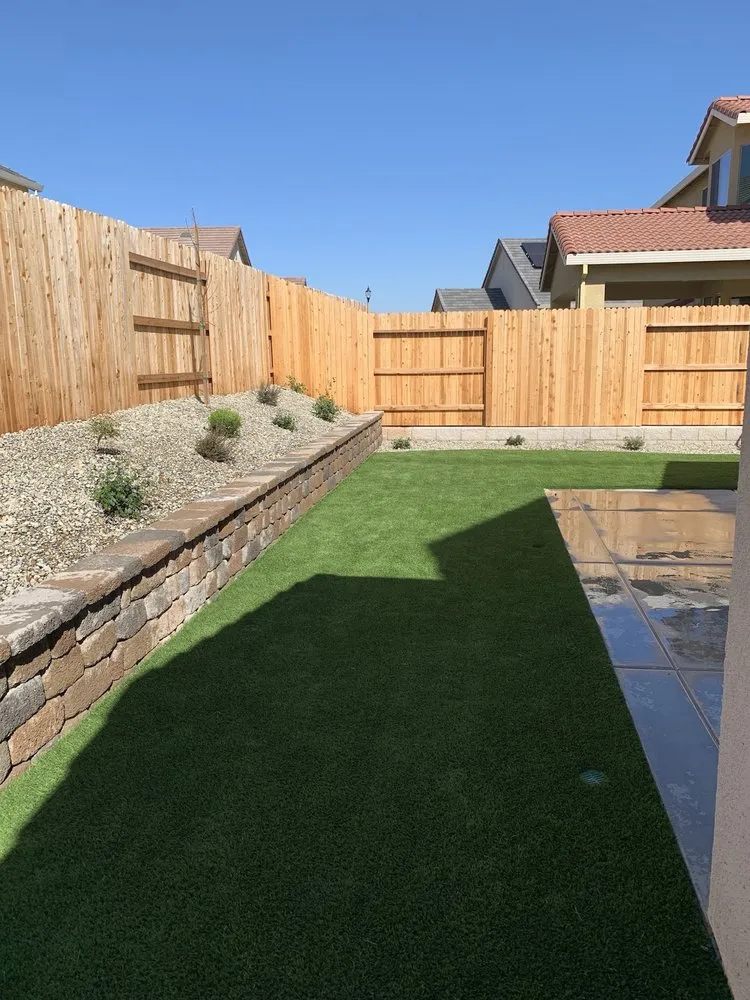 Professional lawn care service in Loomis, CA by River City Vinyl Fence