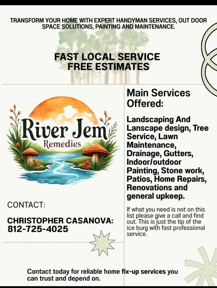 Affordable yard cleanup service for outdoor upgrades across Henryville, IN - River Jem Remedies