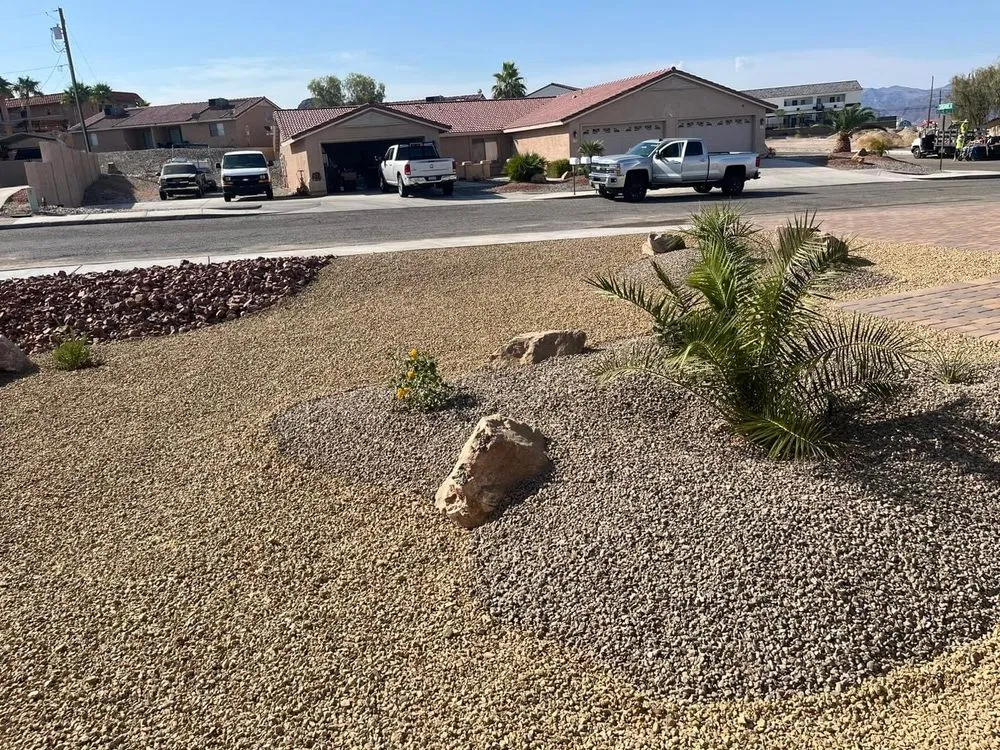 Custom outdoor landscaping in Lake Havasu City, AZ - River Palm Landscaping