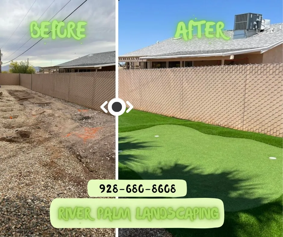 Affordable lawn care service for year-round maintenance in Lake Havasu City, AZ by River Palm Landscaping