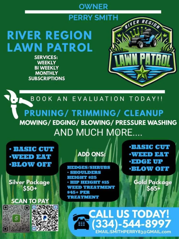 Reliable lawn mowing service for homes across Montgomery, AL - River Region Lawn Patrol