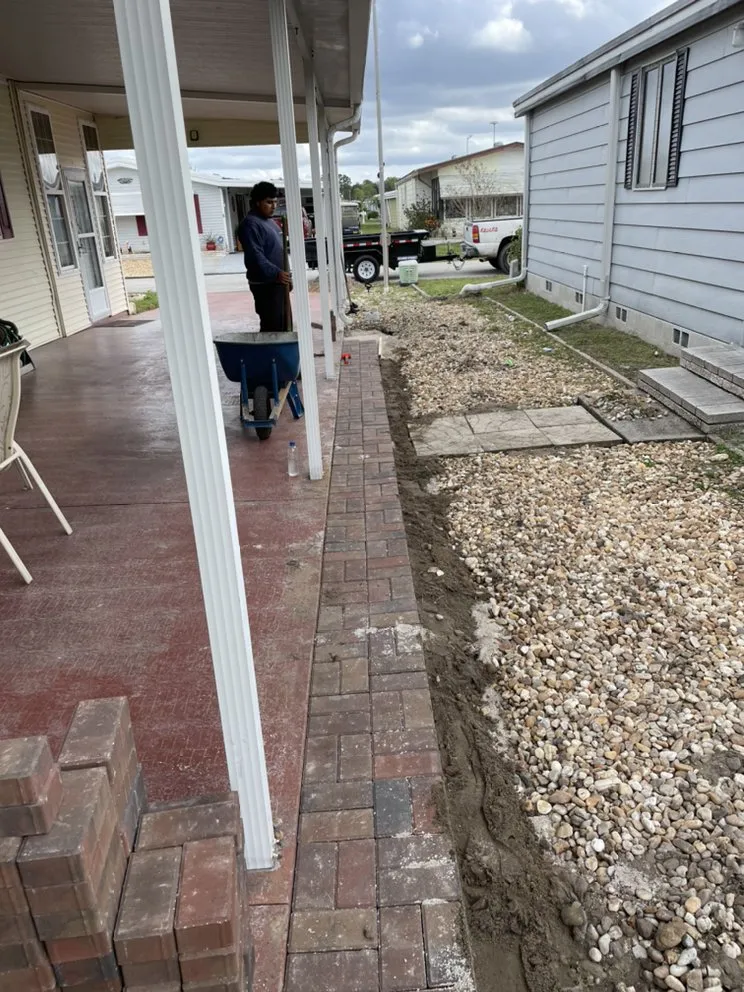 Custom garden landscaping in Haines City, FL - River Rock Landscaping